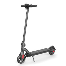 6.5Inch Electric Scooter 36V 5AH 250W Foldable E-scooter For Adults&Teenagers, Two Wheels, Max Speed 12mph & Range 13 Miles, 220Lbs Max Load (Option: Black)