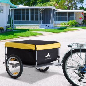 Bicycle Cargo Trailer (Option: Yellow and Black-830x190x660 mm)