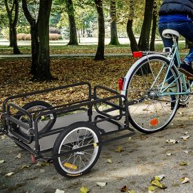 Bike Trailer (Option: Black-800x765x190 mm)