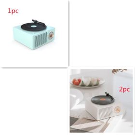 Wireless mini portable retro phonograph Bluetooth-compatible speaker (Option: Style14)