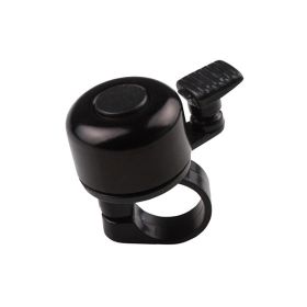 Folding Bike Small Bell Colored Bell Bicycle (Option: Black)