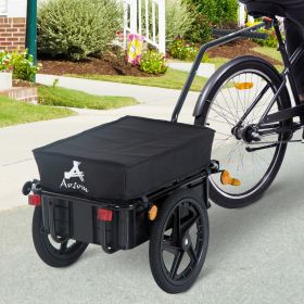 Bicycle Cargo Trailer (Option: Black-690x490x370 mm)