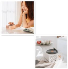 Wireless mini portable retro phonograph Bluetooth-compatible speaker (Option: Style3)