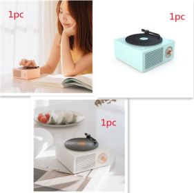 Wireless mini portable retro phonograph Bluetooth-compatible speaker (Option: Style16)